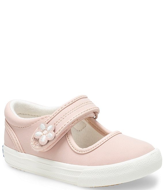 Color:Pink - Image 1 - Girls' Ella Leather Mary Jane Shoes (Infant)