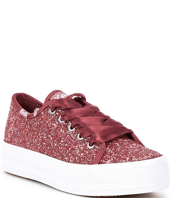 Keds Girls Triple Up Glitter Celebrations Platform Sneakers Toddler Dillard s