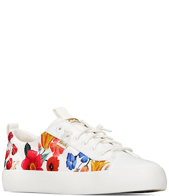 Keds x Rifle Paper Co. Kickback Sicily Canvas Sneakers | Dillard's