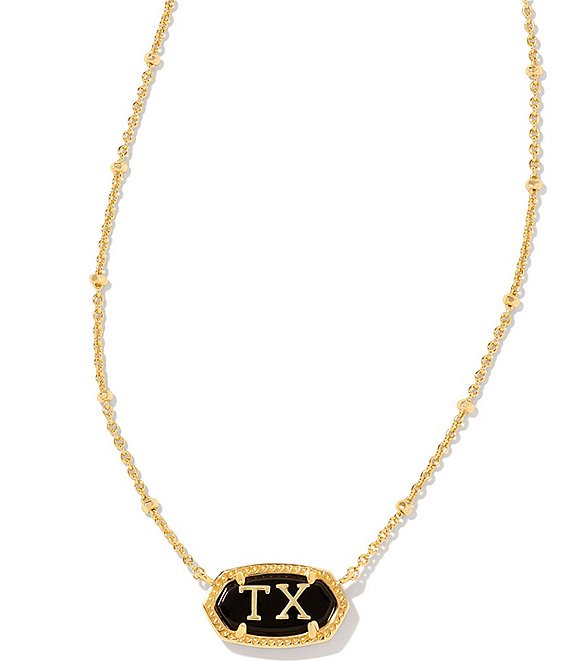 Texas Filigree State Necklace – Fan Sparkle