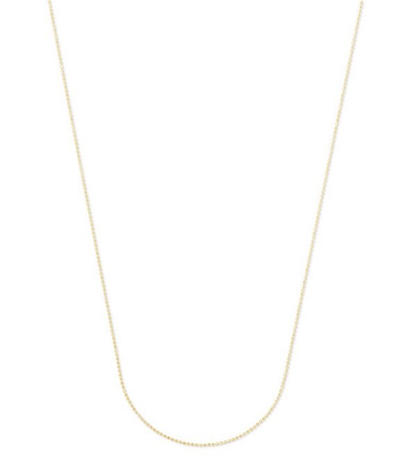 Color:18k Gold Vermeil - Image 1 - 18k Gold Vermeil Ball Chain Necklace