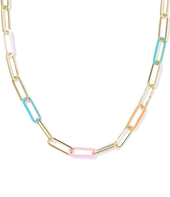 Kendra Scott Ainsley Convertible Chain Necklace, Gold Multi Mix - Image 1
