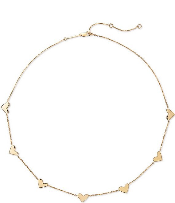 Kendra Scott Ari Heart 18k Gold Vermeil Strand Necklace