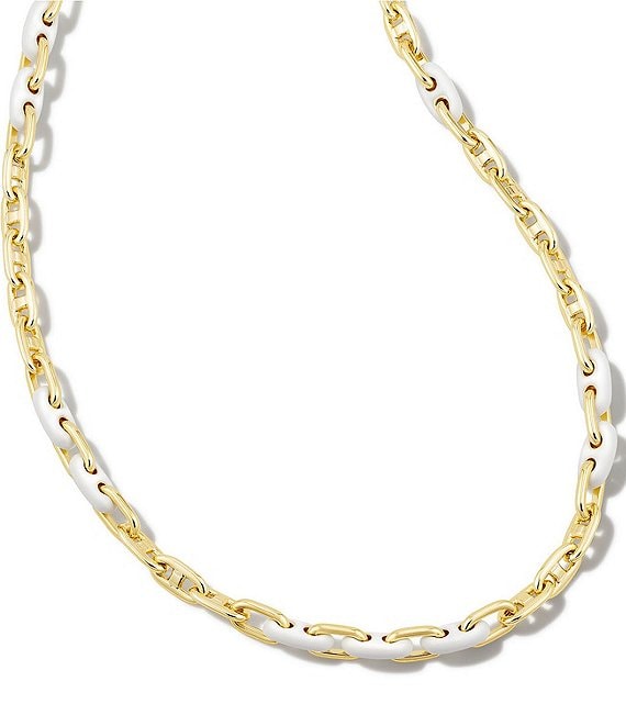 Kendra Scott Olivia Chain Necklace in Gold | The Summit at Fritz Farm
