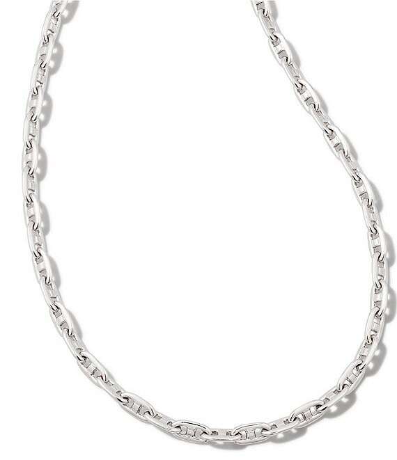 Kendra Scott Bailey Silver Chain Necklace | Dillard's