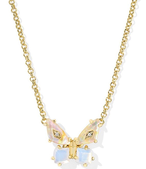 Kendra Scott Bianca Butterfly Short Pendant Necklace