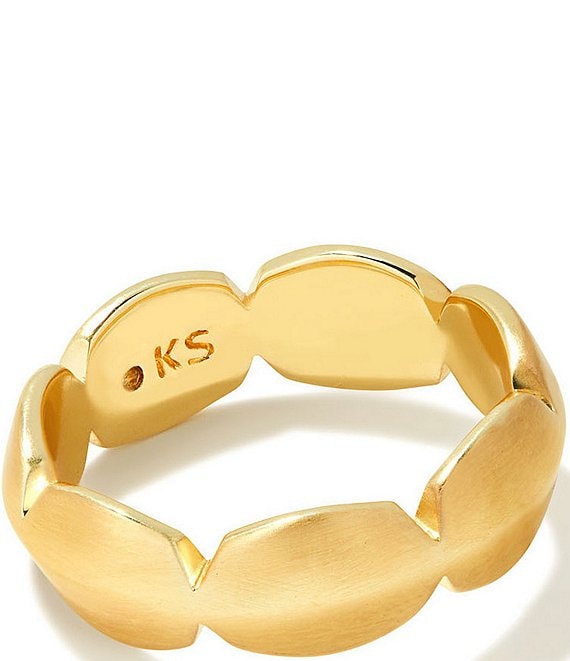 Color:Gold - Image 1 - Brooke Band Ring