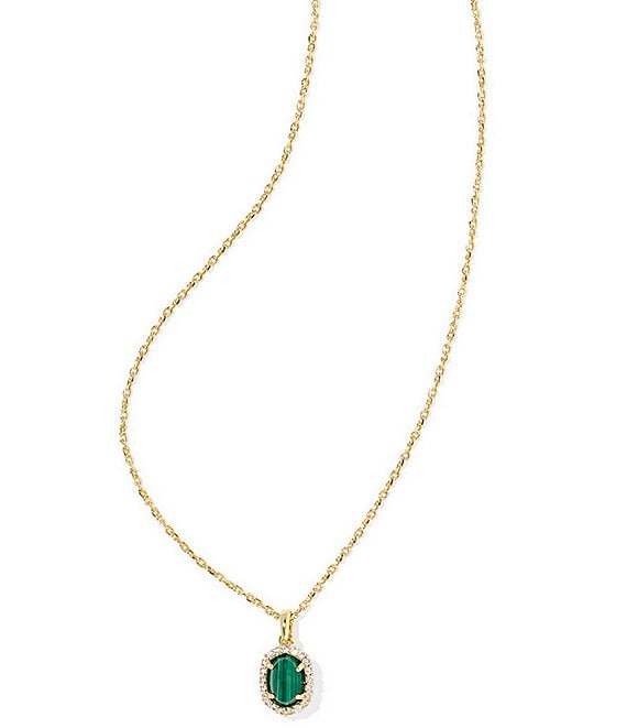 Kendra Scott Daphne Crystal Frame Short Pendant Necklace