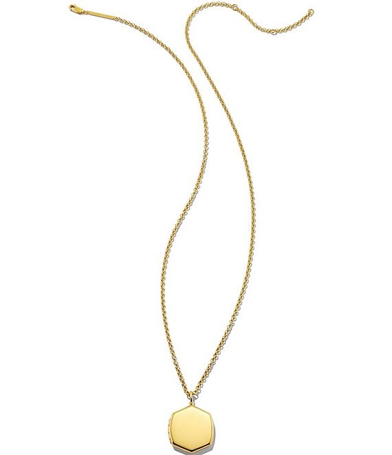 Lab Grown White Diamond Audrey Pendant Necklace in 14k Yellow Gold | Kendra  Scott