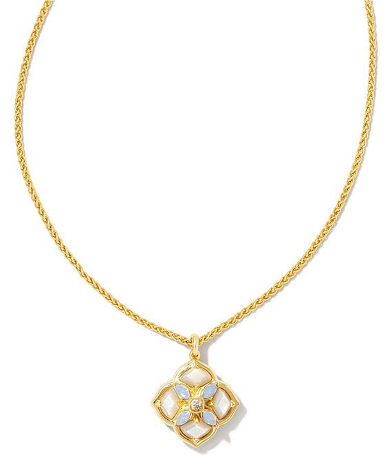Gold Plated Kalasha Desing Pendant Necklace With Jhumki – Look Ethnic