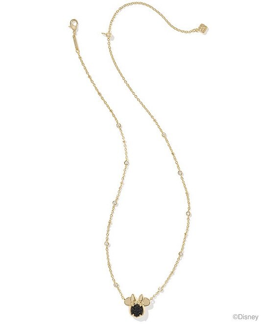 Kendra Scott Disney / Kendra Scott Gold Minnie Mouse Short Pendant 