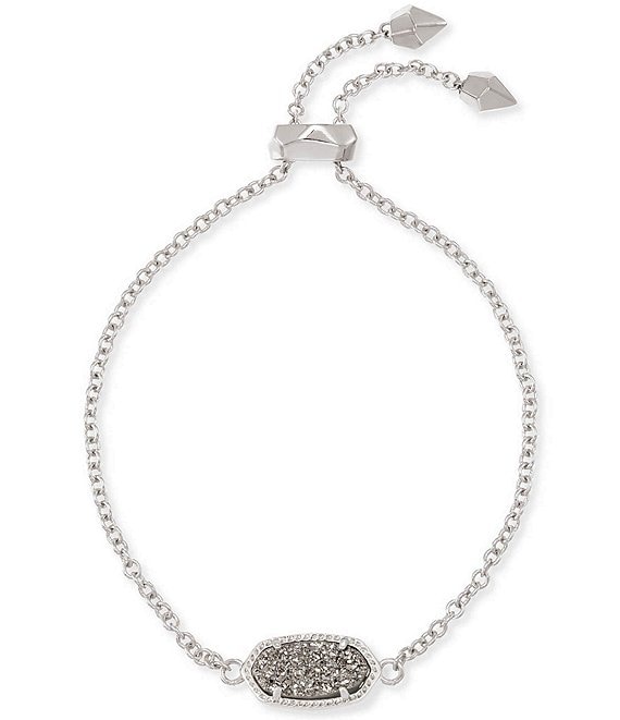 Kendra Scott Elaina Silver Adjustable Chain Bracelet | Dillard's