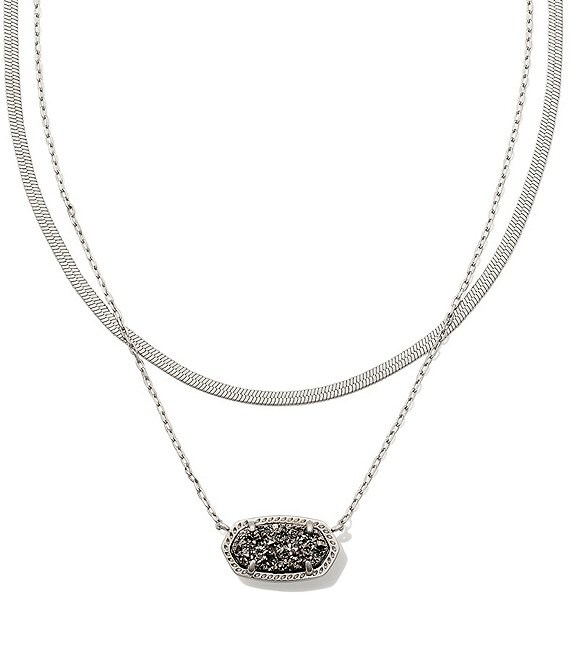 Kendra Scott Herringbone Chain Necklace in 18k Gold Vermeil | The Summit