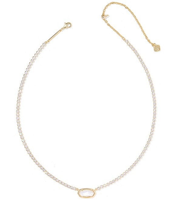 Kendra Scott Elisa Rhinestone Tennis Collar Necklace | Dillard's