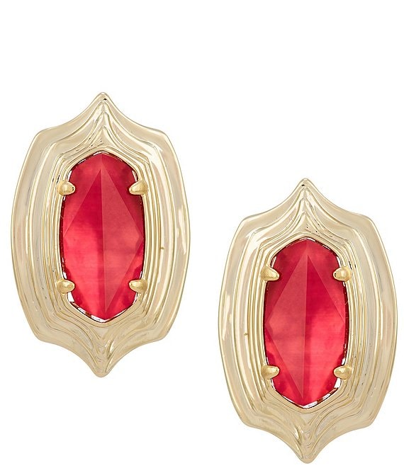 Kendra Scott Ellie Stepped Frame Stud Statement Earrings