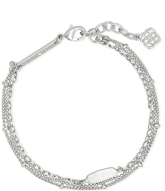 Kendra Scott Mama Script Bracelet in Silver 001-705-43998 | Meigs Jewelry |  Tahlequah, OK