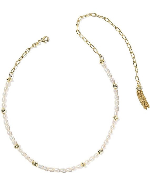 Kendra Scott Gabriella Pearl Strand Collar Necklace
