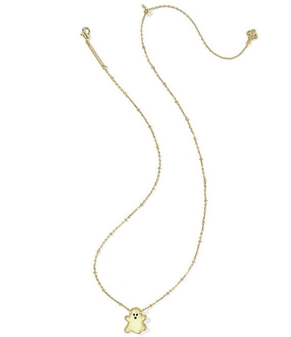 Kendra Scott Glow In The Dark Ghost Short Pendant Necklace | Dillard's