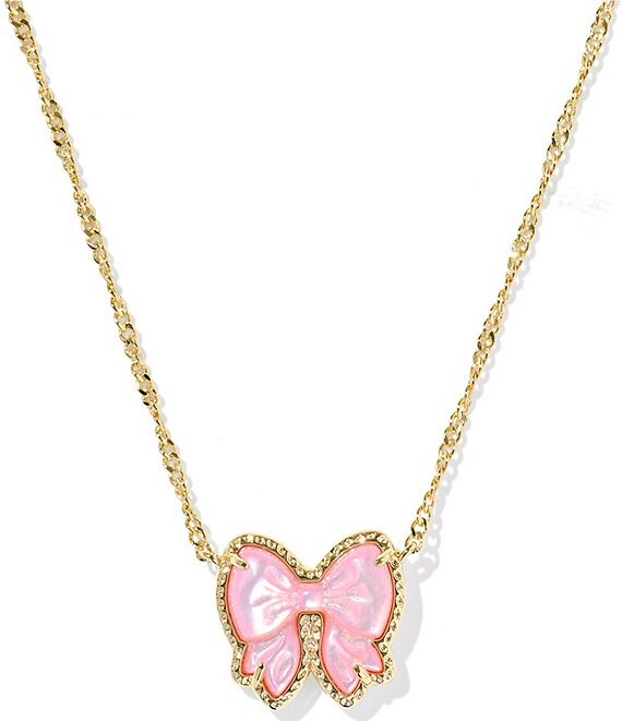 Kendra Scott Haley Bow Short Pendant Necklace Dillard's