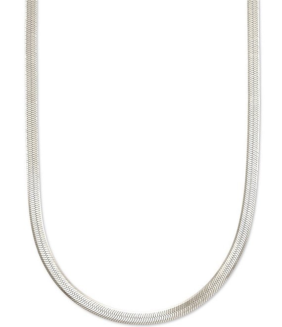 Barbados Snake Chain Necklace Silver | MARTINIQUE ISLAND STYLE