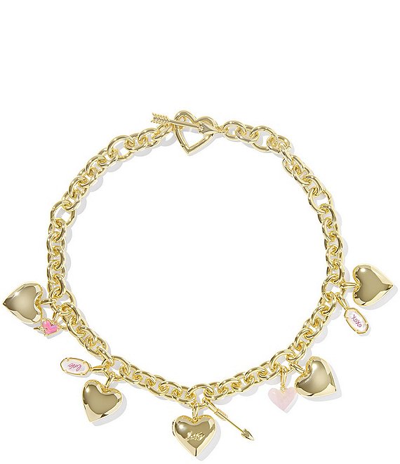 Kendra Scott Jayna Heart Charms Statement Necklace