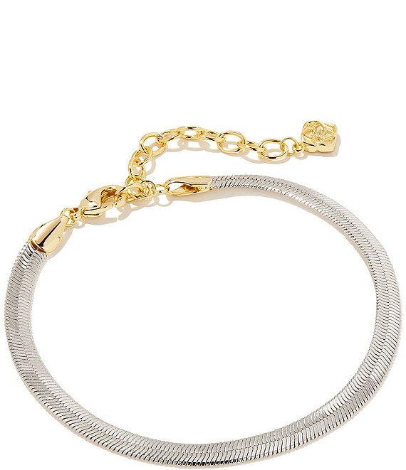 Kendra Scott Kassie 14K Gold-Plated Reversible Link Chain Line Bracelet