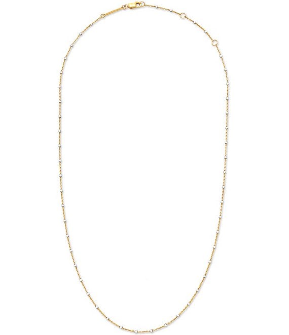 Kendra Scott Single Satellite Mixed Metal Necklace | Dillard's