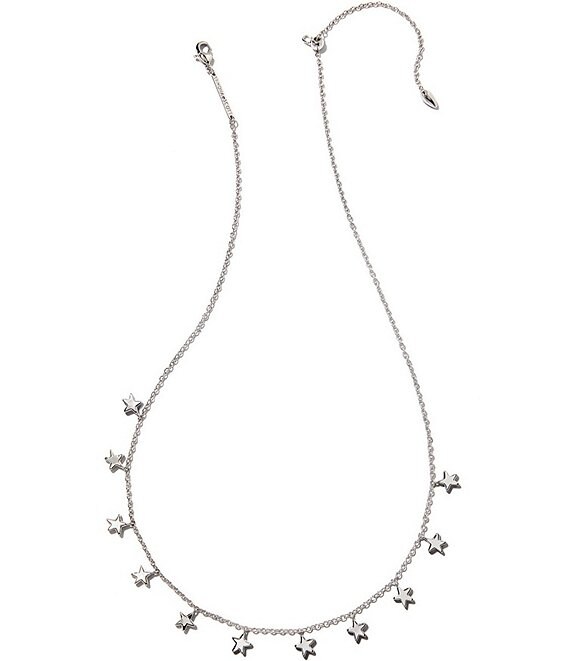 Kendra Scott Sloane Silver Star Strand Collar Necklace | Dillard's