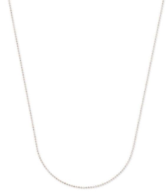 Kendra Scott Sterling Silver Ball Chain Necklace | Dillard's