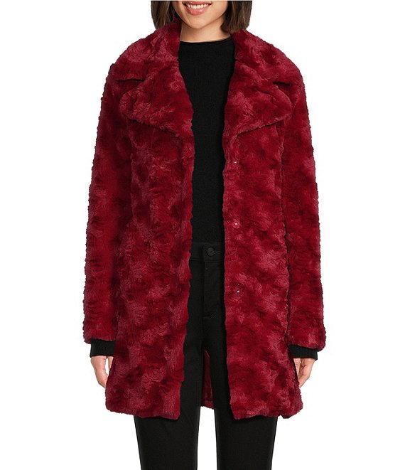 KENNETH COLE NEW YORK FAUR FUR COAT popular