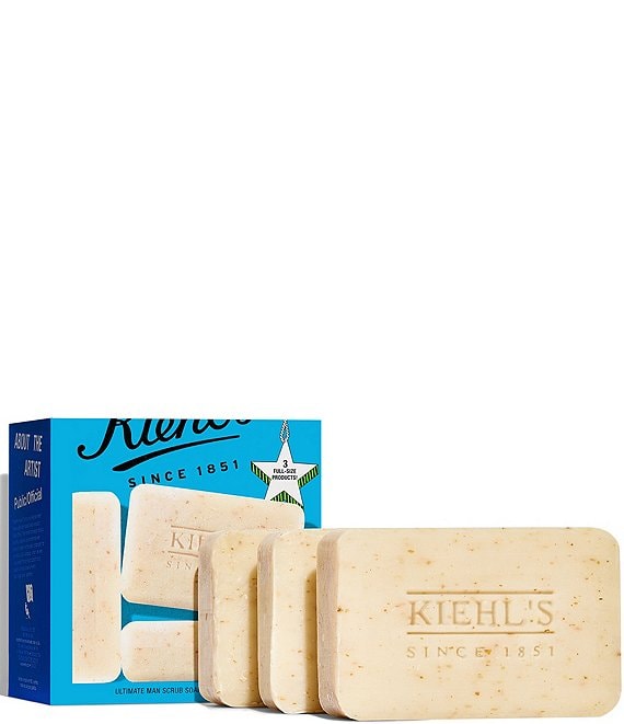 KIEHLS Face Moisturizer popular with Bag and Body Scrub Soap