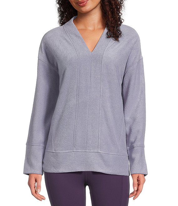 Kinesis V-Neck Long Sleeve Pullover