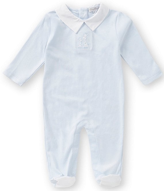 Kissy Kissy Baby Boys Long Sleeve Giraffe Laughs Footie