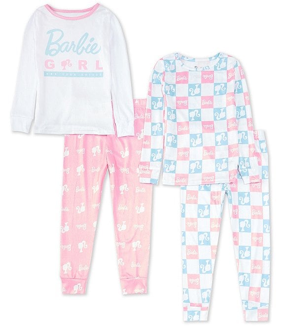 Komar Kids Little/Big Girls 4-10 Long Sleeve Barbie™ Pajama T-Shirt ...