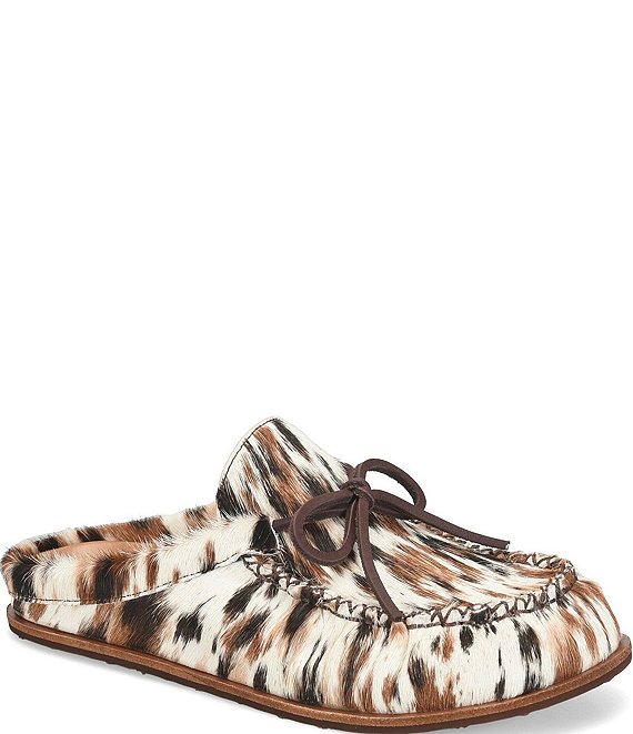 Kork-Ease Alize Printed Calf Hair Moc Toe Mules