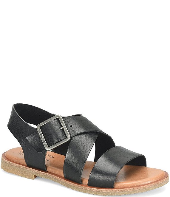 Kork-Ease Dara Leather Ankle Wrap Sandals