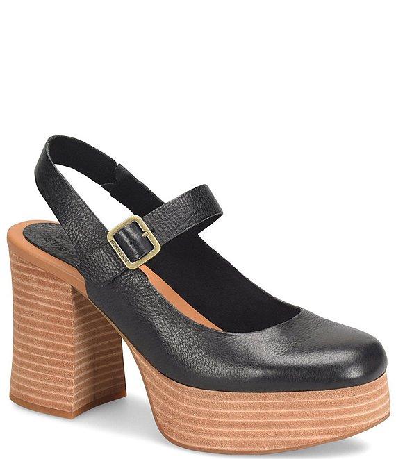 Amazon.com | AOOAR Women's Platform Mary Jane Pumps Block Chunky Heels 3.5  Inch Square Toe Dress Shoes Black Patent 4 M US | Shoes