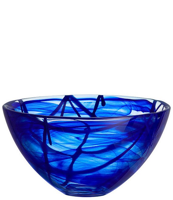 Kosta Boda Contrast Blue on Blue Bowl