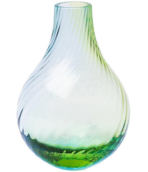 Kosta Boda Iris Vase Blue Green