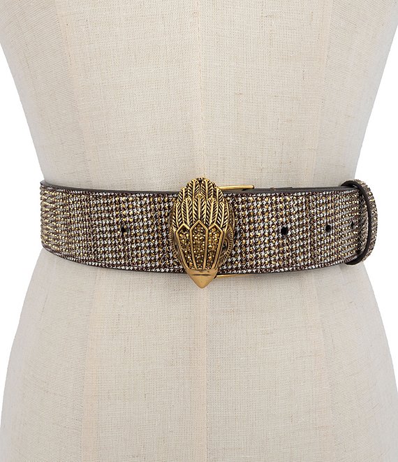 Kurt Geiger London 38mm Crystal Houndstooth Belt | Dillard's