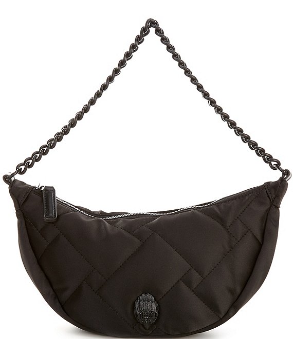 kurt geiger london recycled nylon quilted crossbody bag