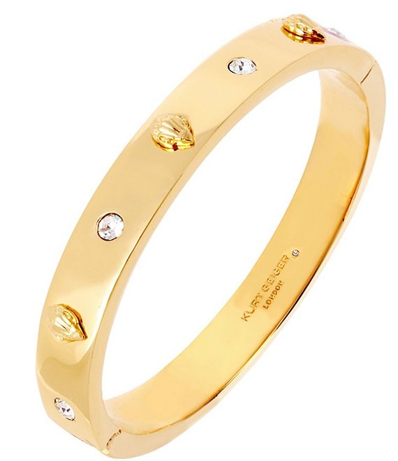 Kurt Geiger London Eagle Hinged Crystal Bangle Bracelet | Dillard's