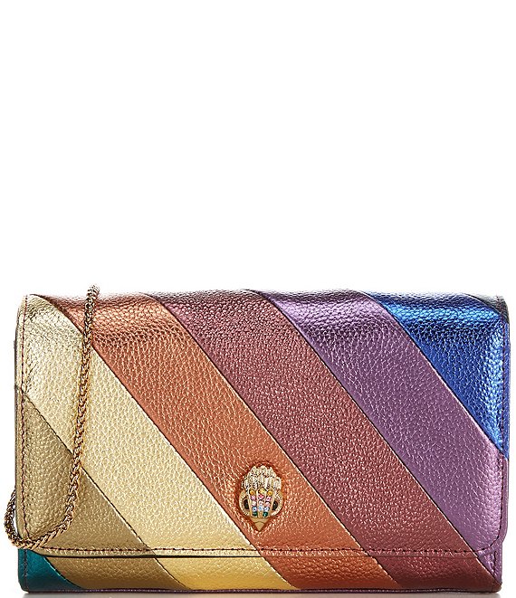 Kurt Geiger London Extra Mini Jewel Tone Metallic Rainbow Kensington ...