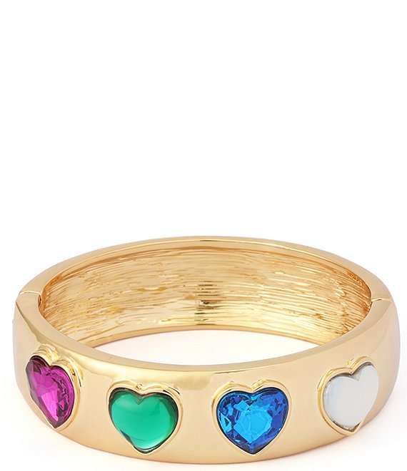 Kurt Geiger London Heart Stone Bangle Bracelet