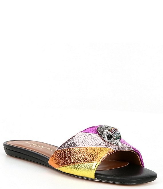 EUC *Worn Once* Rainbow Black Flirty Braided Sandals Flip Flops Sz Sm 5.5 /  6.5 - Mercado 1 to 20 Dirham Shop | Add style to life