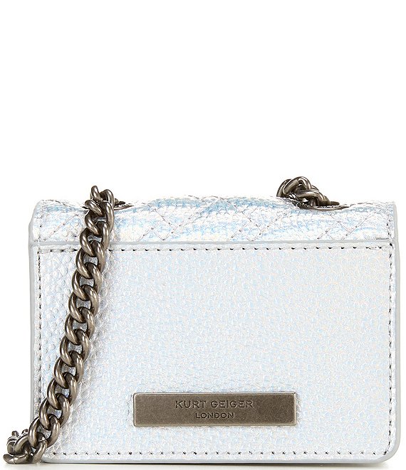 Kurt Geiger London Kensington Metallic Micro Crossbody Bag