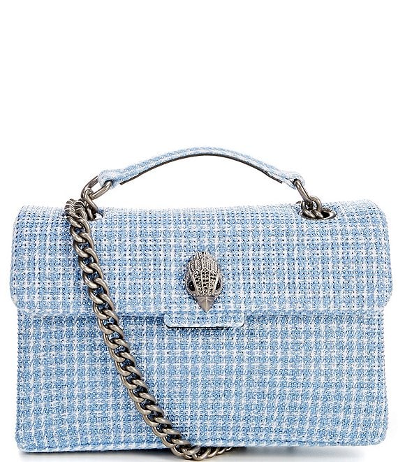 Kurt Geiger London Kensington Rhinestone Houndstooth Shoulder Bag ...