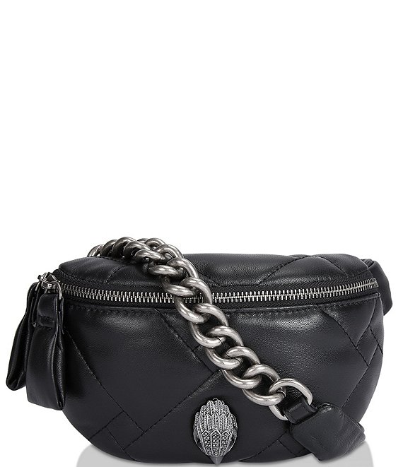 Color:Black - Image 1 - Kensington Small Soft Quilted Belt Bag