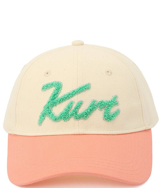 Kurt Geiger London Kurt Script Logo Baseball Cap