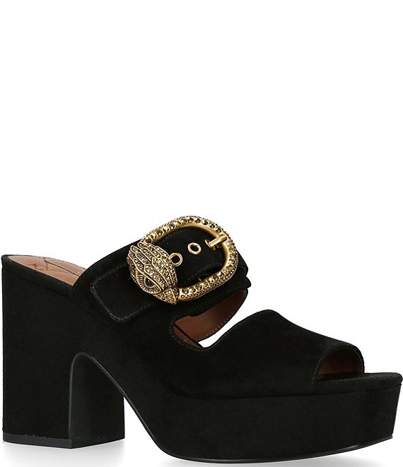Buy FRATINI Womens Party Wear Buckle Closure Heels | Shoppers Stop